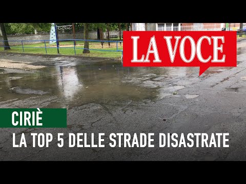 CIRIÈ. La top 5 delle strade disastrate