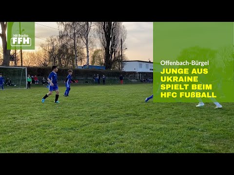 9-jähriger Junge aus der Ukraine spielt Fußball beim HFC Bürgel