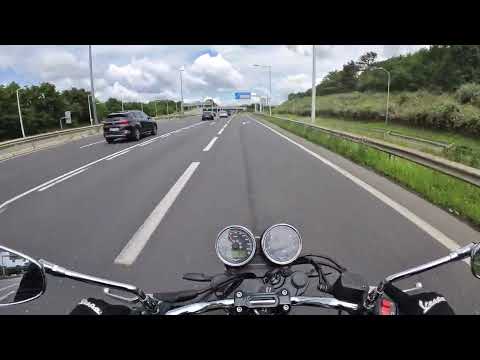 Moto Guzzi V7 Special 850 (2021) & Mistral Auspuff | Reichsbrücke Wien - Kaisermühlen Tunnel