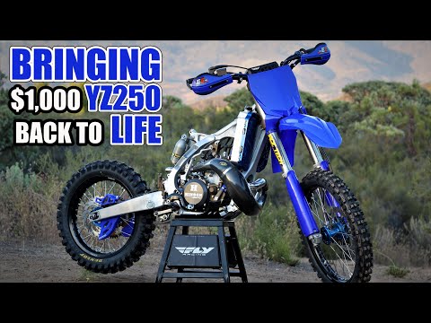 2 stroke dirt bike build time lapse - Yamaha YZ250