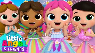 Download lagu This is the Way We Play Princess   More Princess Songs | Little Angel And Friends Kid Songs mp3