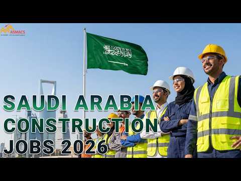Gulf Jobs 2026 | Saudi Construction Company Hiring in Large Numbers | ASMACS