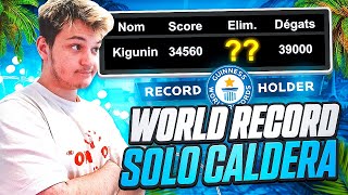 "SOLO WORLD RECORD" WARZONE CALDERA 34 KILLS !