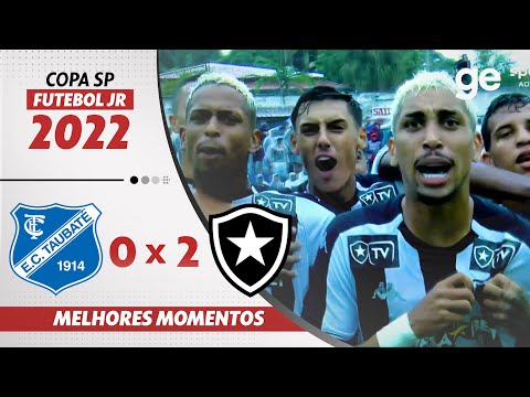 Gols e lances de Taubaté x Botafogo