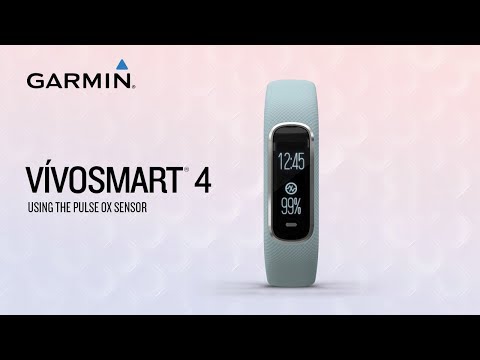 vívosmart 4: Using the Pulse Ox Sensor