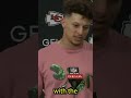 Patrick Mahomes says game against the Titans was a playoff game ?#shorts