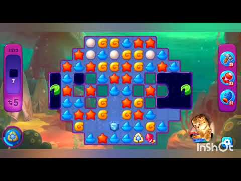 Fishdom,1320 level,no Booster - 1320 уровень, прохождение без бустеров.