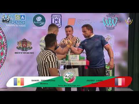 Procopciuc Daniel vs Jozsef Lovei | Up to 75 kg | XLVI WORLD ARMWRESTLING CHAMPIONSHIP | 2025