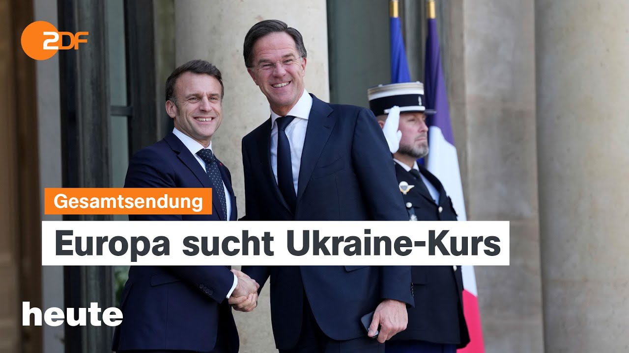 heute 19:00 Uhr vom 17.02.2025 Sondergipfel in Paris, Treffen USA - Russland, U18-Wahl