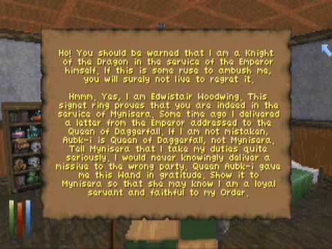 Elder Scrolls 2: Daggerfall Walkthrough - Part 21 - The Letter