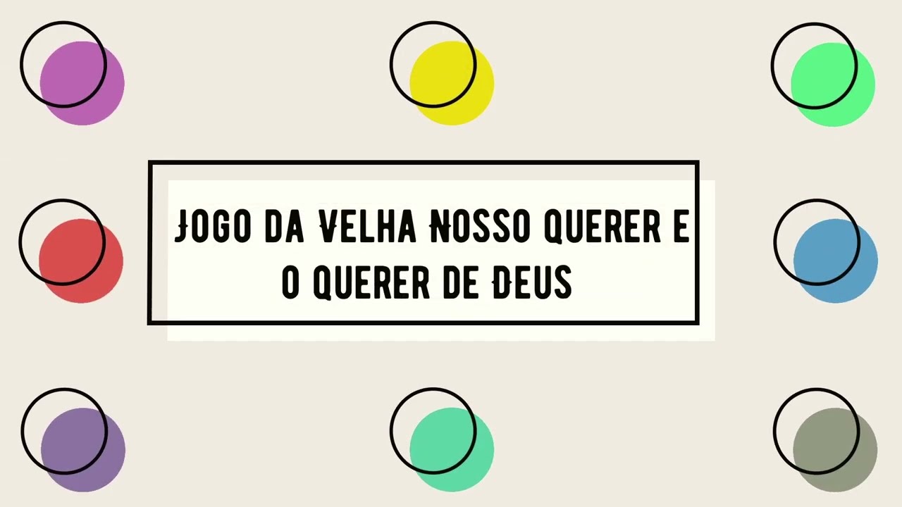 Jogo da Velha: Nosso querer e o querer de Deus