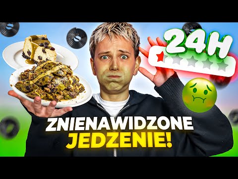 JEM ZNIENAWIDZONE JEDZENIE PRZEZ CAŁY DZIEŃ 🤮😱 *24h challenge* | Dominik Rupiński