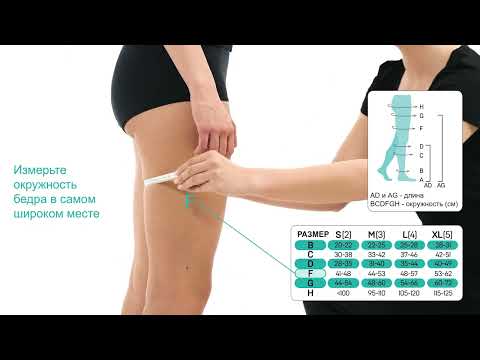 Tonus Elast - правила замера для компрессионных чулок