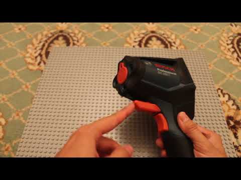 Bosch Šilumos detektorius GIS 1000 C Professional be akumuliatoriaus ir kroviklio video