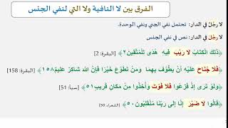 دروس البلاغة (47) (النفي والتوابع) image