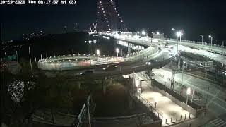 GWB NYC Side Live: Watch the Majestic George Washington Bridge Anytime. live webcam