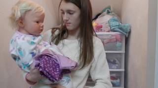 Reborn Toddler Laura&#39;s Daycare Morning Routine! Getting Laura Ready For Daycare