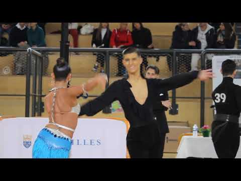 Lorenzo COLIN / Adèle DA ROSA - Coupe de France, Versailles 2023, Youth Latine, (Rumba)