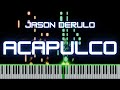 Acapulco - Jason Derulo | Piano Cover by xZeron