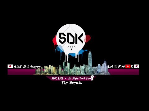 SDK ASIA 2015 Top 8 All Style 5on5- NGYShit Happen Vs Let it flow TB"Organzined by Jamcityhk Limited