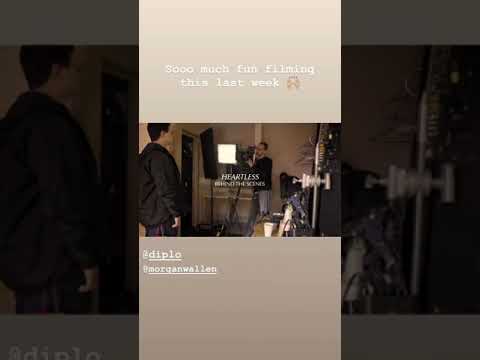 Diplo- Heartless feat. Morgan Wallen and Julia Michaels (Behind The Scenes)