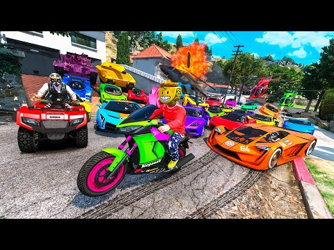 TODOS CONTRA MI CON LA MOTO MAS RÁPIDA DEL MUNDO! CUIDADO DANIREP!! - GTA 5 ONLINE