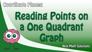 Coordinate Planes: Reading Points on a One Quadrant Graph