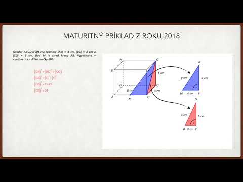 Maturita z matematiky - 2018
