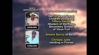 Clerona Darius ~ Long Obituary