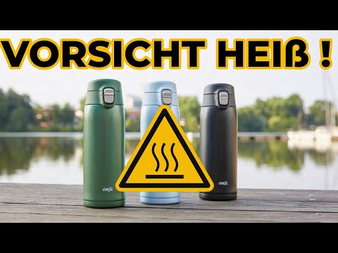 🔥 This thermos mug stays hot for so long you'll burn your tongue! 😱☕ Emsa Travel Mug Li