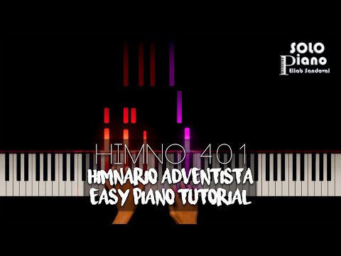 HIMNO 401 - Eterna roca es mi Jesús | Easy Piano Tutorial + Partitura