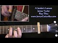 James Taylor A Junkie's Lament | Guitar Play Thru