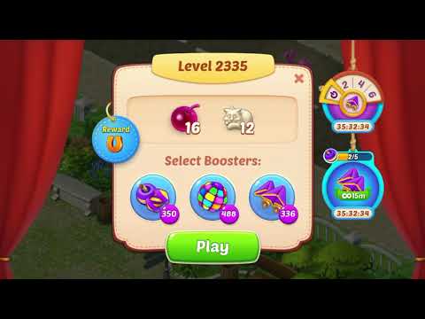 Homescapes Level 2335 With No Boosters