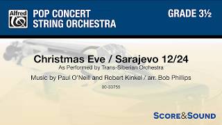 Christmas Eve/Sarajevo 12/24, arr. Bob Phillips – Score & Sound