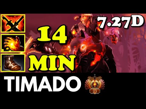 TIMADO CHAOS KNIGHT HARD CARRY + RAMPAGE DOTA 2 PRO PLAY