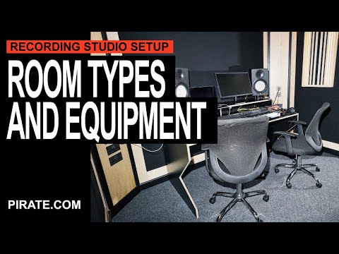 Recording Room Types and Equipment at Pirate Studios - Recording Studios Setup