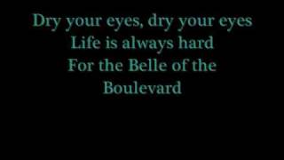 Dashboard Confessional- Belle of the Boulevard with lyrics (HQ)