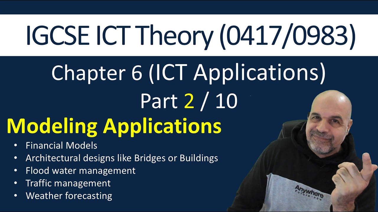 Theory -  Modeling Applications - ICT Applications  Part 2 -  [Cambridge IGCSE ICT 0417/0983]