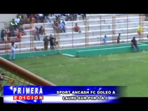 SPORT ANCASH GOLEÓ 5 0 A DEFENSOR LAURE SUR DE CHANCAY