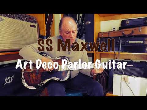 SS Maxwell Art Deco Parlor Guitar 1933-1938 image 23