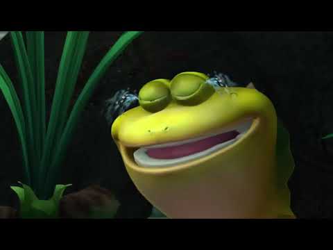 animated frog tickled