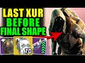 Destiny 2: LAST XUR BEFORE THE FINAL SHAPE! | Xur Location & Inventory (May 31 - June 2)