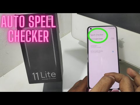 How to enable/disable auto  spell checker in XIAOMI 11 Lite| How to Turn On/Off Spell check - Xiaomi