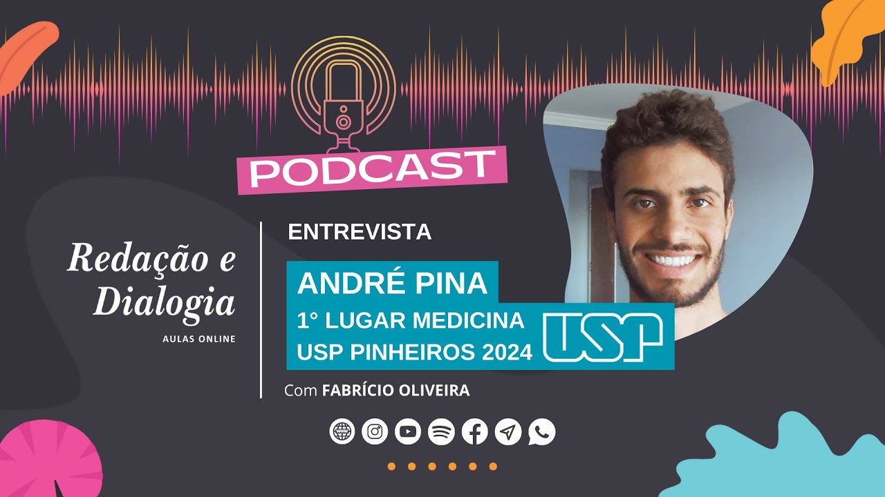 #8 PODACST - André Vicioli Pina - 1º lugar Medicina USP Pinheiros - 2024