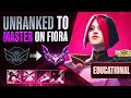 EDUCATIONAL UNRANKED TO MASTER ON FIORA
