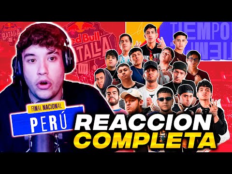 ¡LA RB PERÚ MÁS SORPRENDENTE DE LA HISTORIA! REACCIÓN COMPLETA A RED BULL BATALLA NACIONAL PERÚ 2024