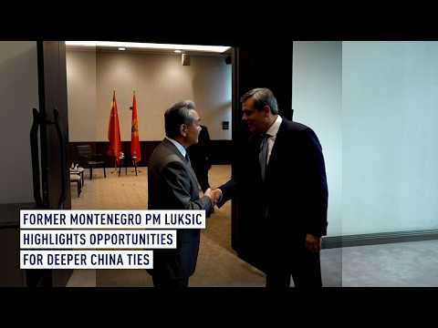 Former Montenegro PM Luksic highlights opportunities for deeper China ties