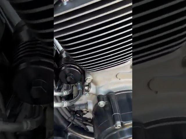 UC Frame Tube Mount Engine Oil Cooler Kit Chrome 2