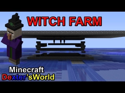 Minecraft Dextersworld - Minecraft Witch Farm