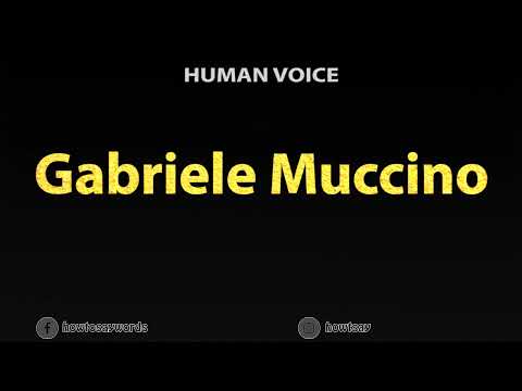 How To Pronounce Gabriele Muccino